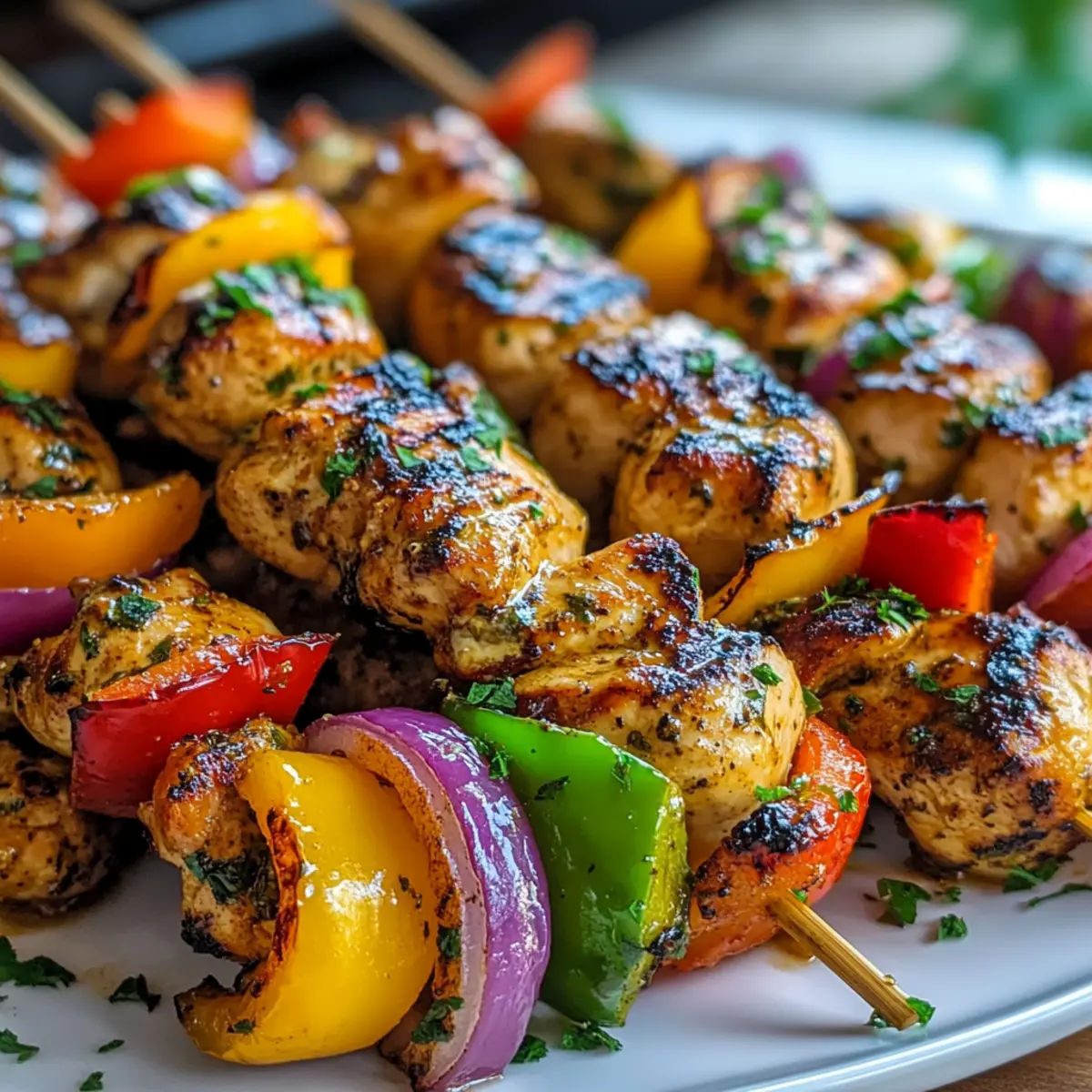 Grilled Cowboy Butter Chicken Skewers