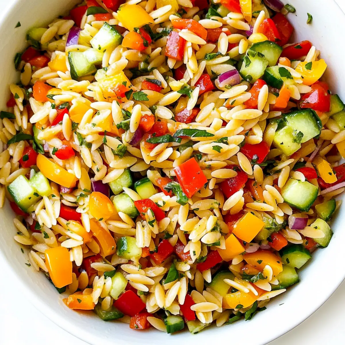 Summer Orzo Pasta Salad