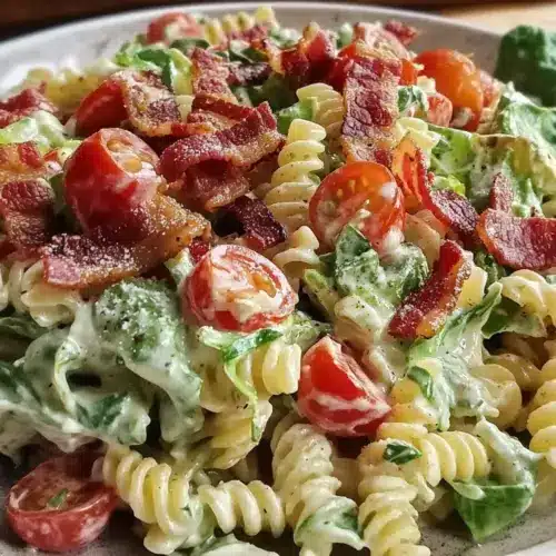 4th of July Creamy BLT Pasta Salad