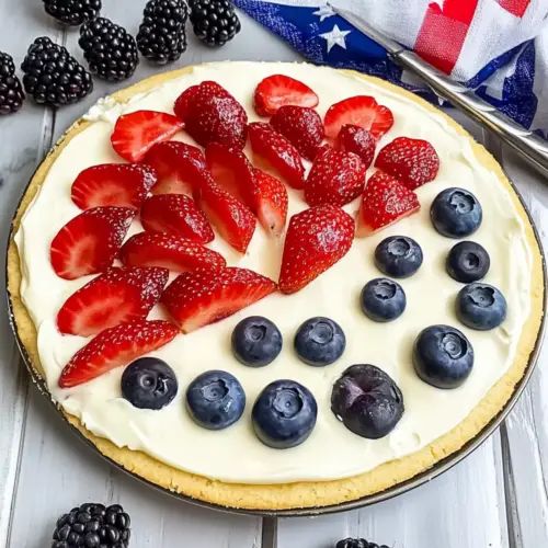 4th of July Fruit Pizza