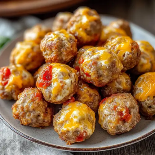 Rotel Cream Cheese Sausage Balls