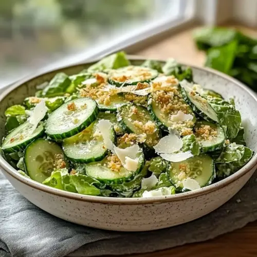 Cucumber Caesar Salad