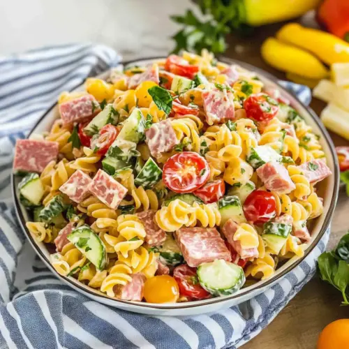 Italian Sub Pasta Salad