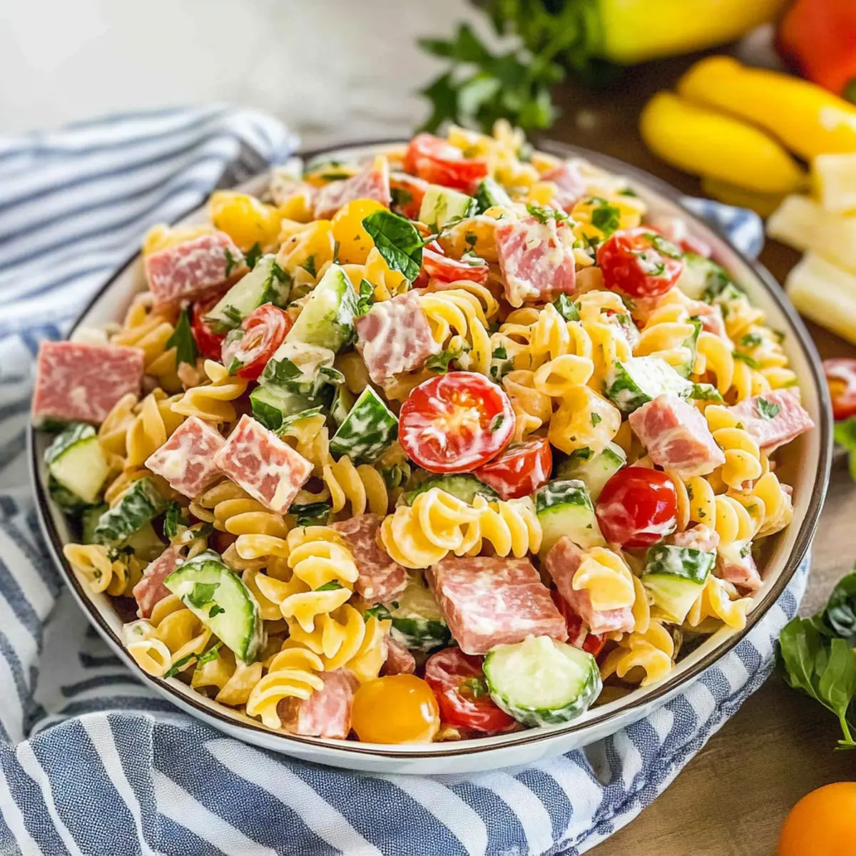 Italian Sub Pasta Salad