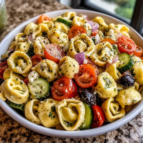 Cheese Tortellini Pasta Salad