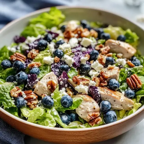 Blueberry Lemon Chicken Chopped Salad
