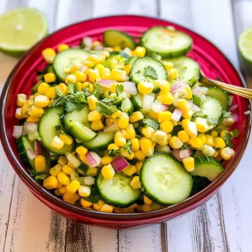 Cucumber Corn Salad