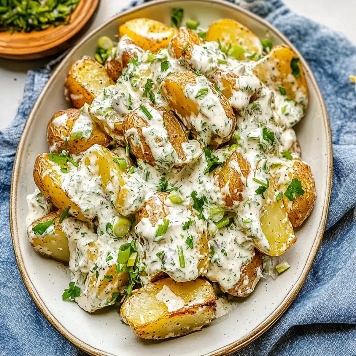 Crispy Potato Salad