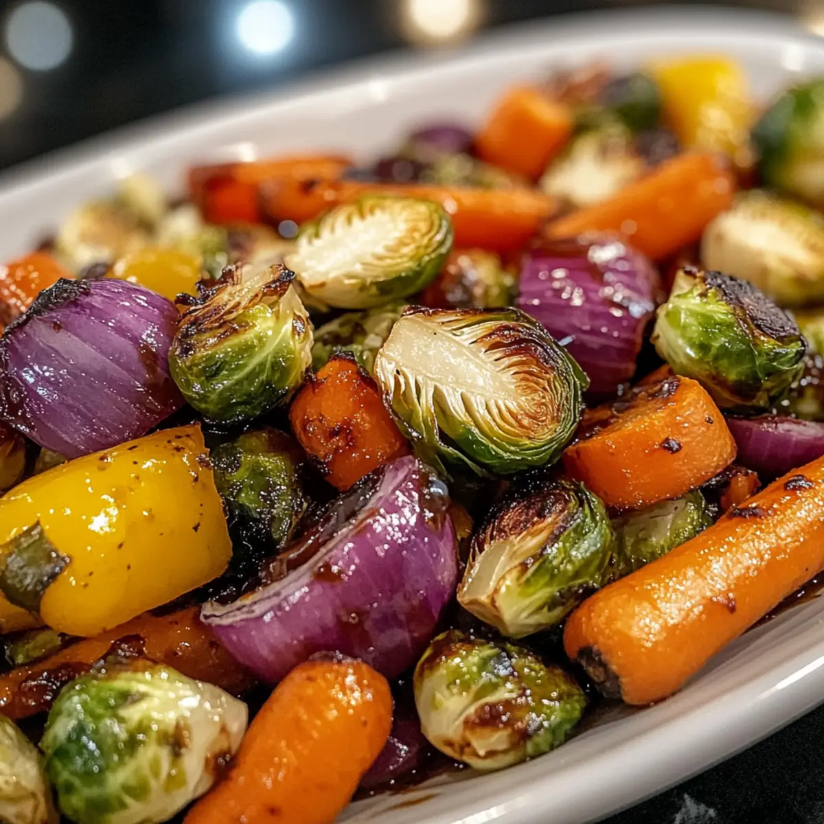 Balsamic Glazed Roasted Vegetables