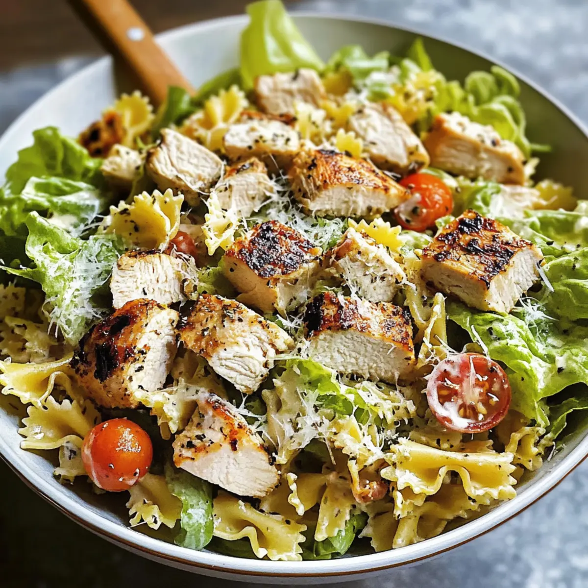 Chicken Caesar Pasta Salad