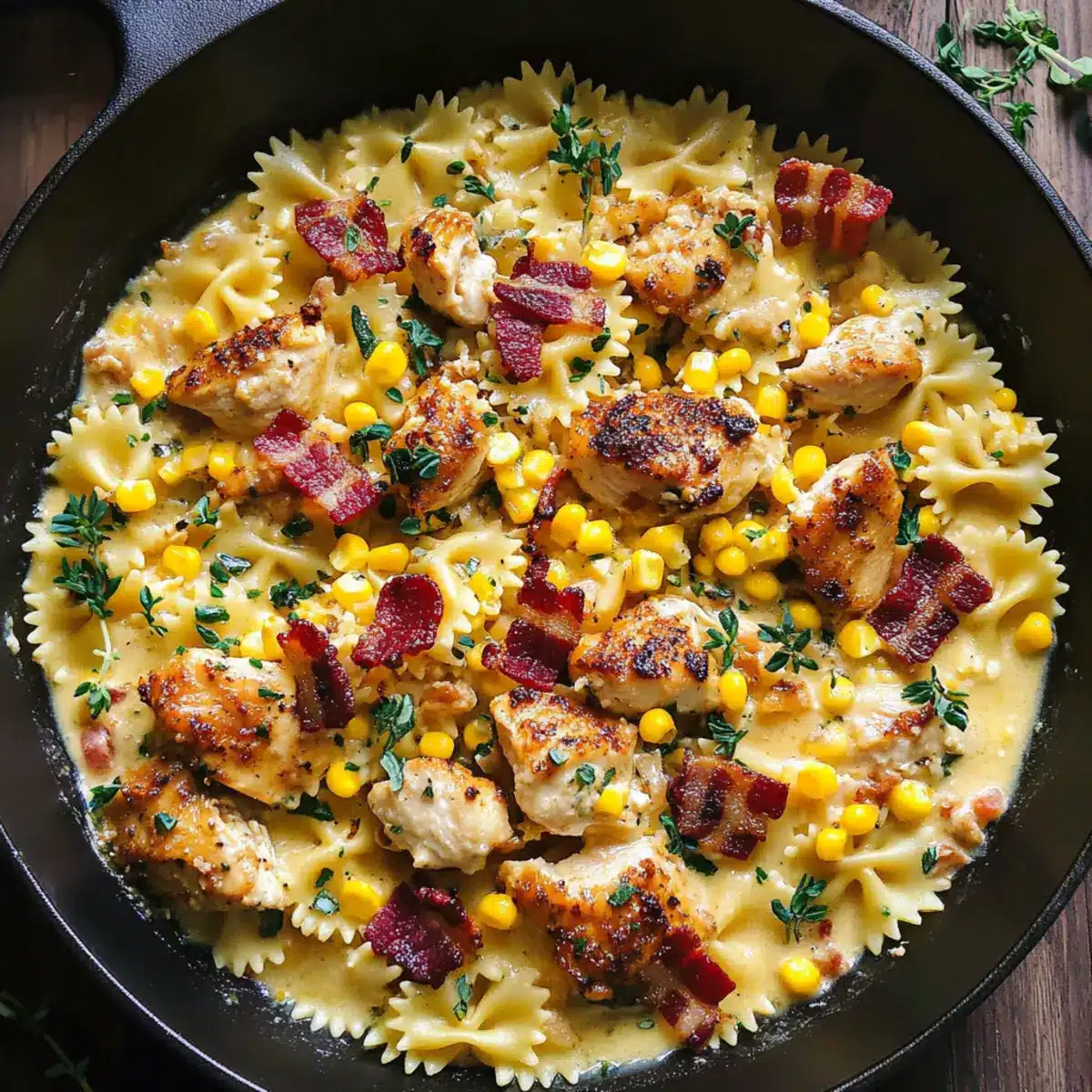 Chicken and Corn Pasta